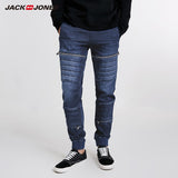 JackJones Men's Autumn Fashion Low cut Tapered Legs Comfortable Zipper Jeans 218332556