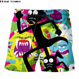 PLstar Cosmos Mens Summer Short Anime Trousers Rick and Morty Printing Casual Shorts For Men Regualr Shorts Dropshipping