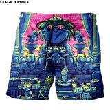 PLstar Cosmos Mens Summer Short Anime Trousers Rick and Morty Printing Casual Shorts For Men Regualr Shorts Dropshipping