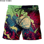 PLstar Cosmos Mens Summer Short Anime Trousers Rick and Morty Printing Casual Shorts For Men Regualr Shorts Dropshipping
