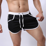 Quick dry Clothing Men's Casual Shorts Household Man Shorts G Pocket Straps Inside Trunks Beach Shorts