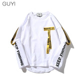 Yellow And Red Ribbons Tag Hoodies